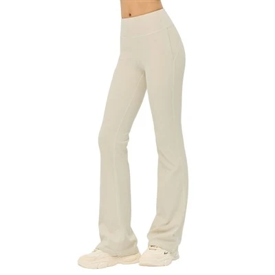 Uchel-Ymestyn Dwbl 6 Lycra Slight-Flare Pants